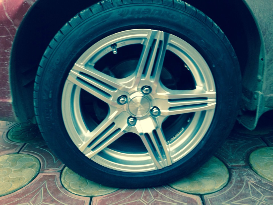 Не приехали диски…взял другие, оценить… — Hyundai Accent (2G), 1,5 л ...