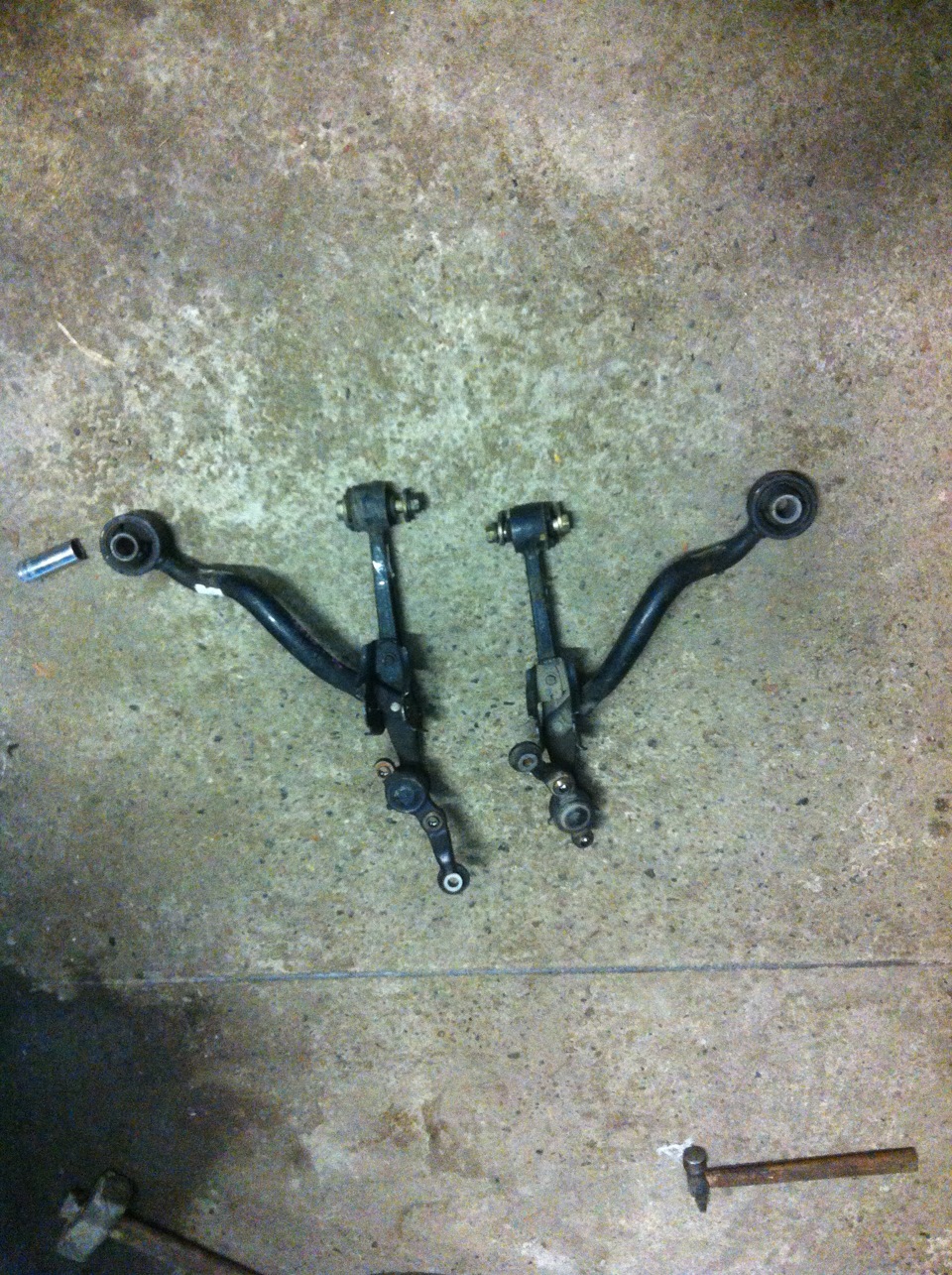 №47. Хотел дать угла-дал бордюр — Toyota Mark II (90), 2,5 л, 1994 года ...