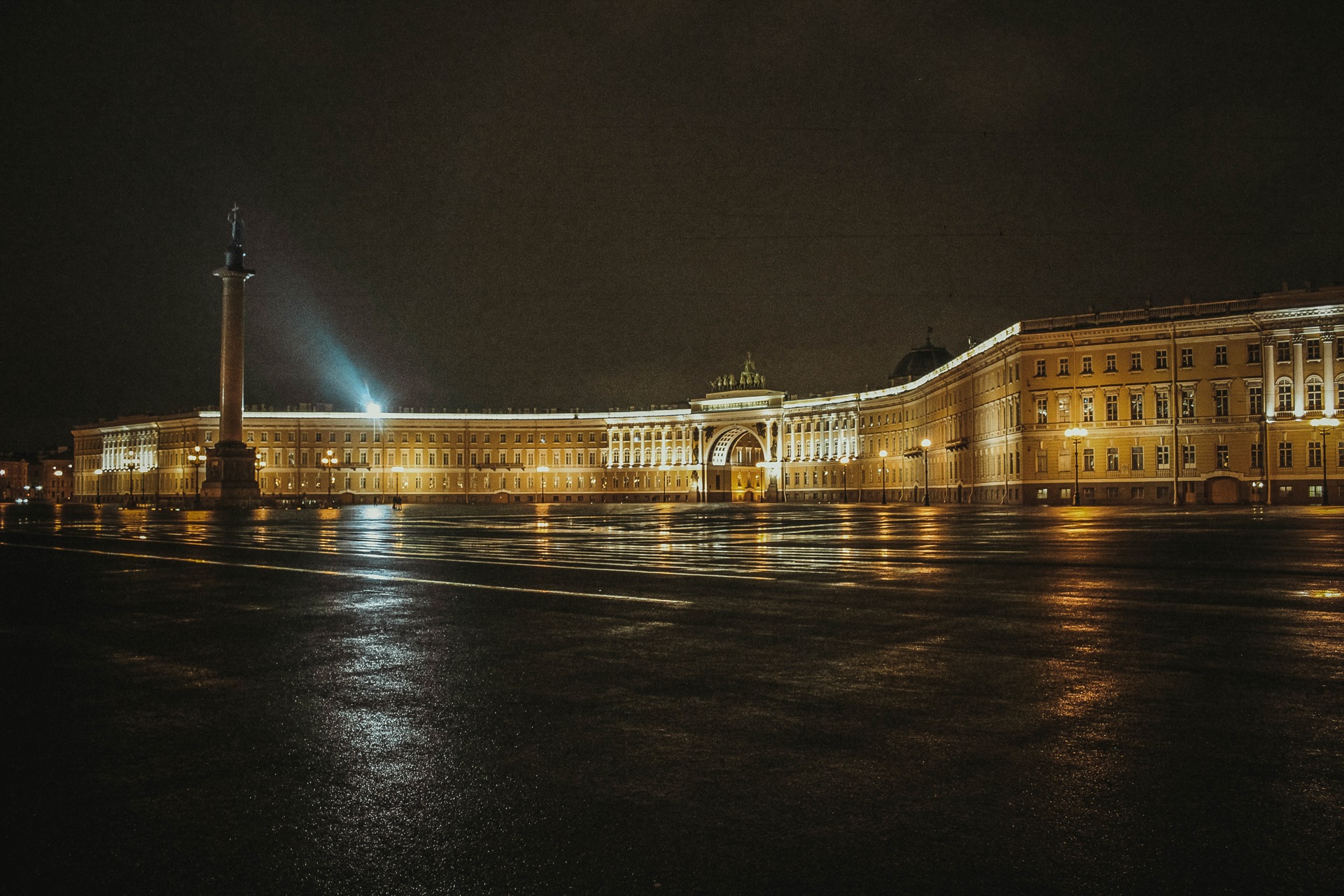 Фон ночной питер