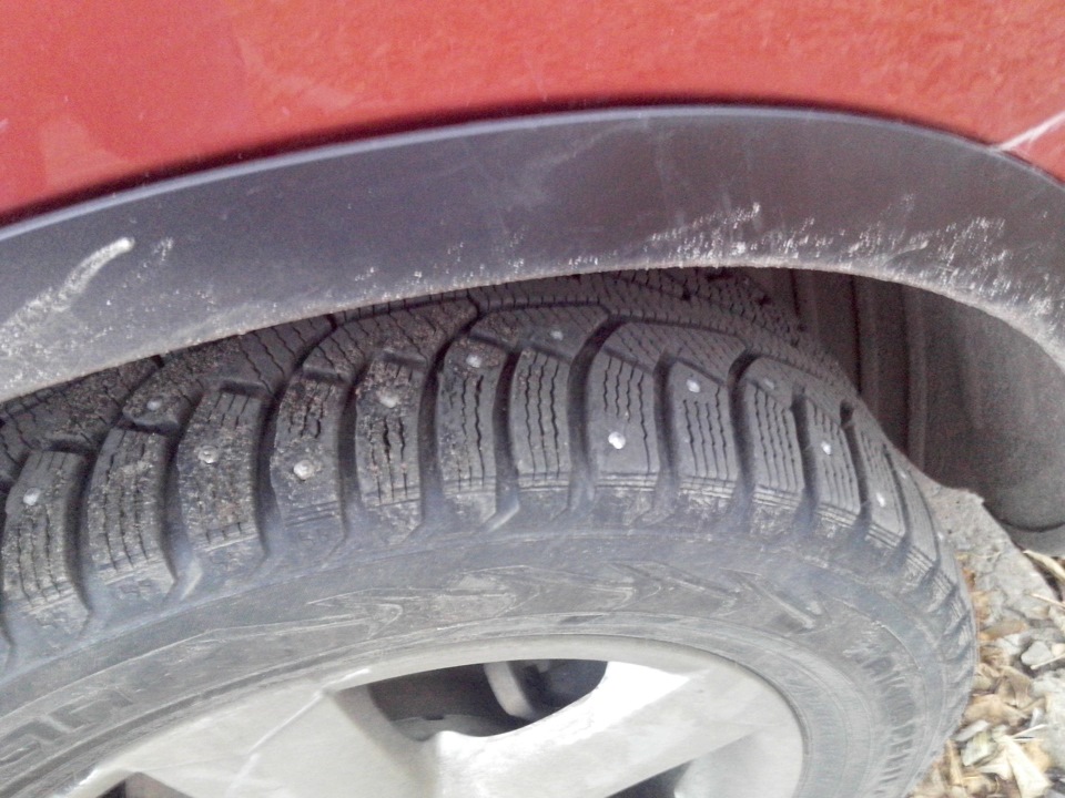 Поменял зимние шины — Nissan Qashqai (1G), 2 л, 2007 года | шины | DRIVE2