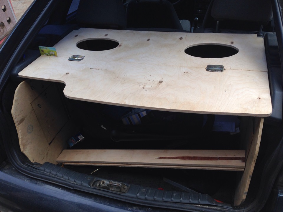 Акустическая полка + полная обтяжка карпетом — Lada 21124, 1,6 л, 2006 ...