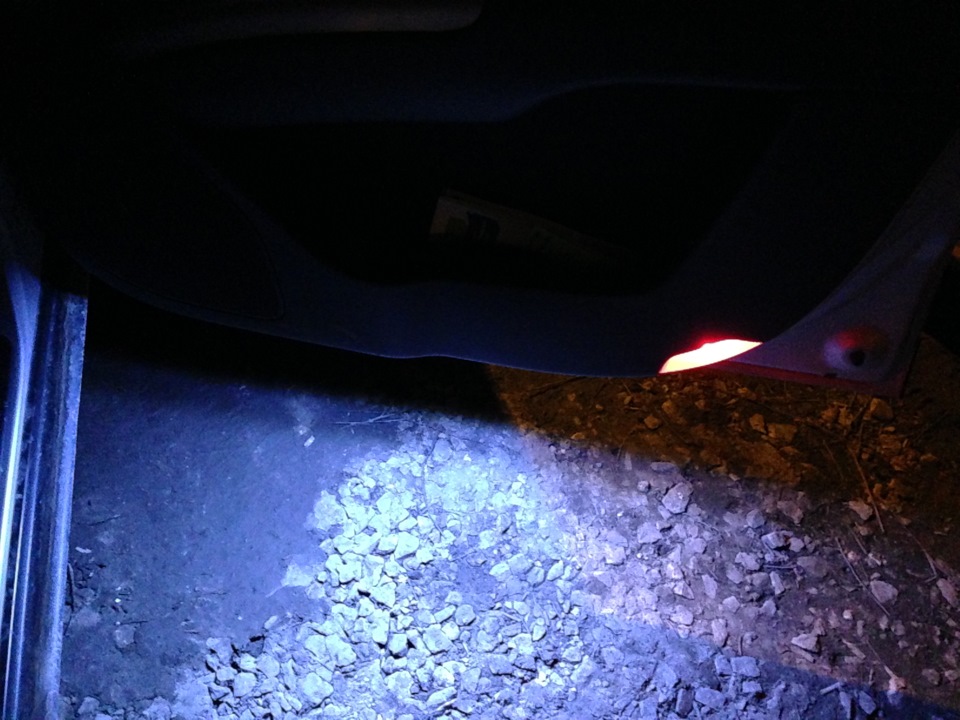 Подсветка при открытии дверей — Hyundai Santa Fe (2G), 2,7 л, 2007 года ...