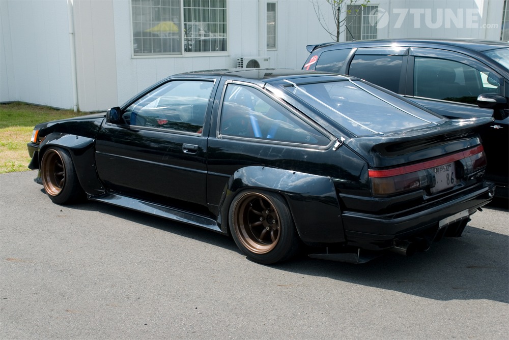 Toyota ae86 Black tuned