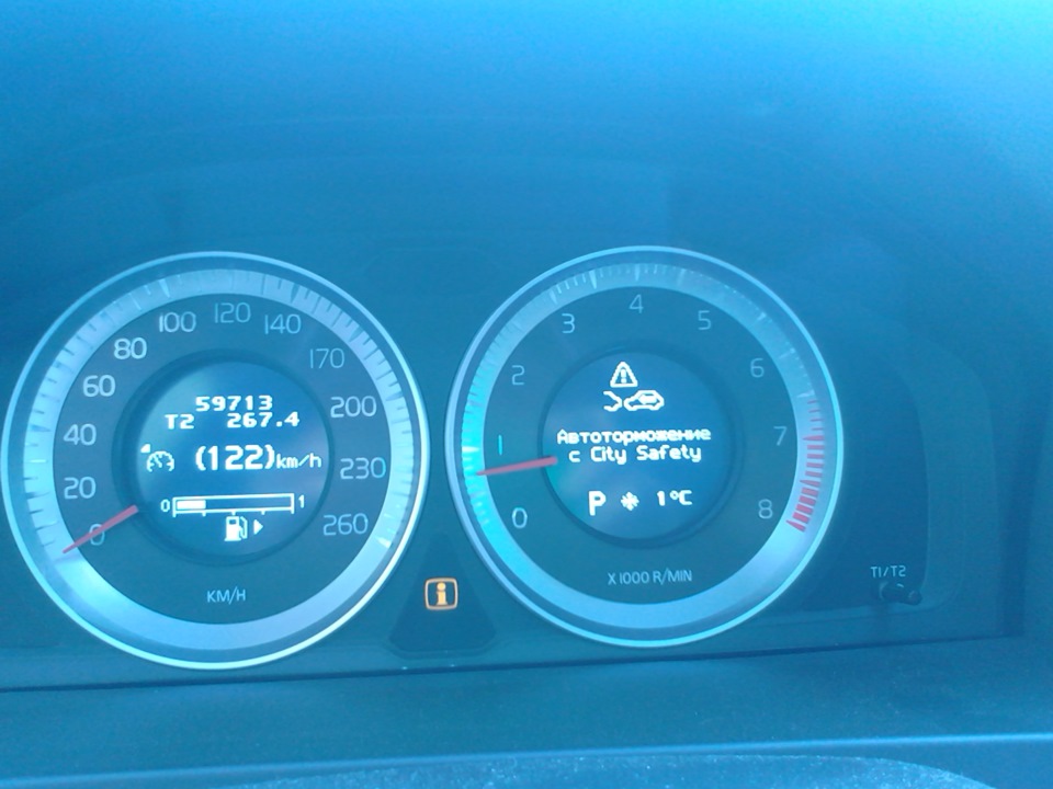 City Safety нас бережёт — Volvo S60 (2G), 1,6 л, 2012 года наблюдение