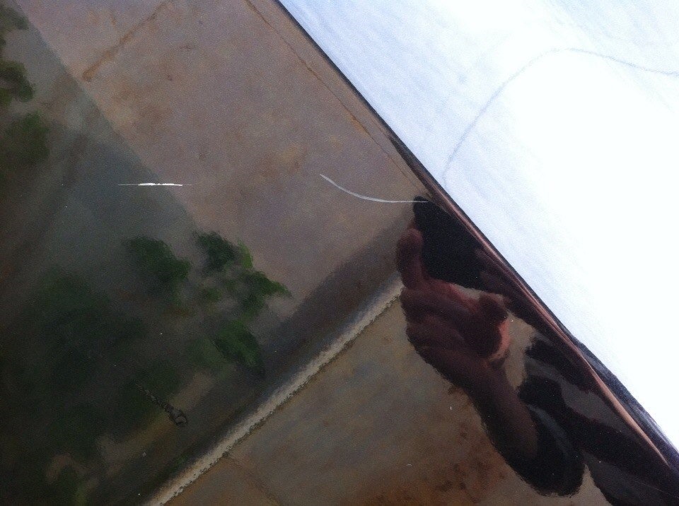 полировка mazda 3 удаление глубоких царапин — Mazda 3 (1G) BK, 2 л ...