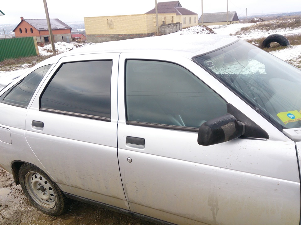 Ветровики в цвет кузова 2 — Lada 21124, 1,6 л, 2008 года | стайлинг ...