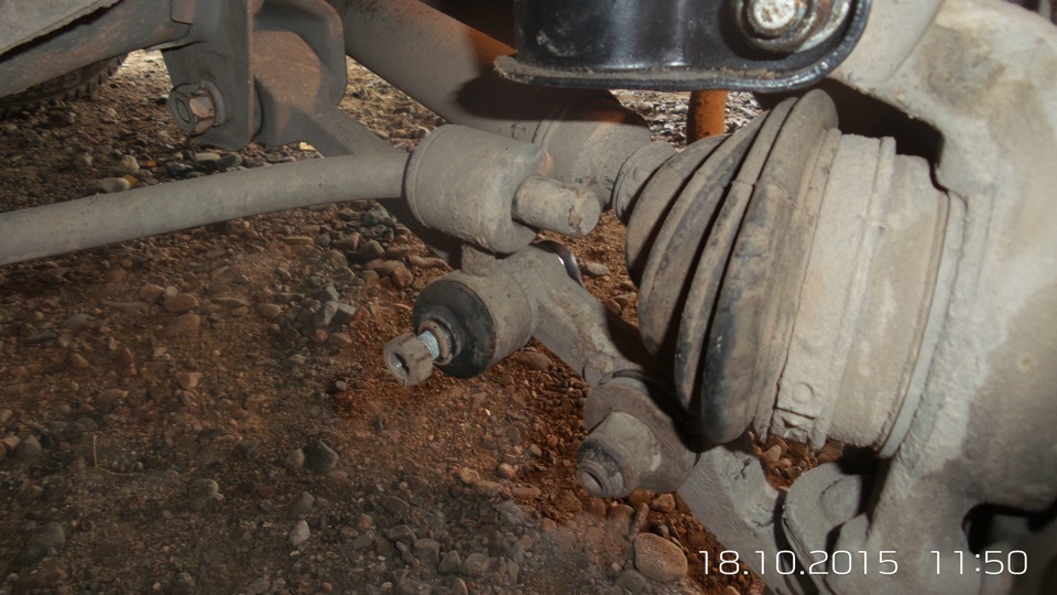 Замена передней стойки, сайлентблоков, серьги и резинок стабилизатора ...