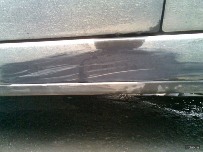Замял порог — Ford Focus II Hatchback, 1,8 л, 2007 года | кузовной ...