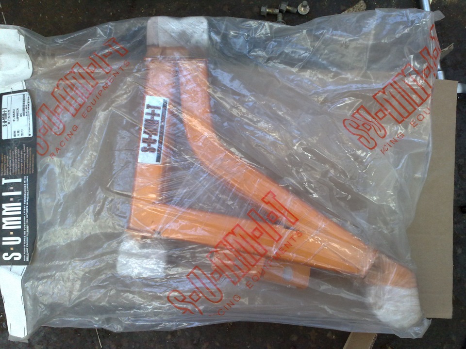 Заменил старые усилители лонжеронов на Тюнинговые(SUMMIT) — Subaru ...