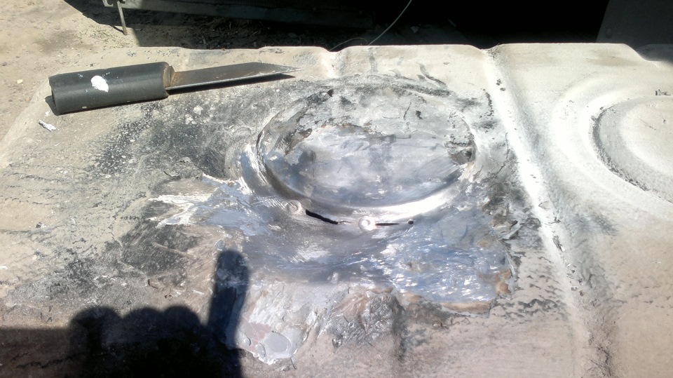 Ремонт топливного бака — ГАЗ Газель, 2 л, 2007 года | своими руками ...