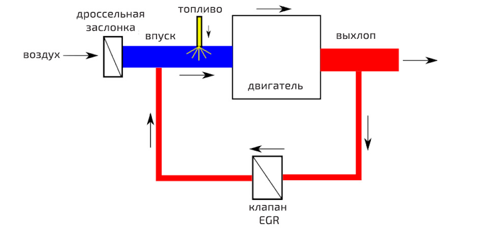 Схема работы клапана егр EGR, что, почему и зачем. - Honda Fit (1G), 1,5 л, 2004 года другое DRIVE2
