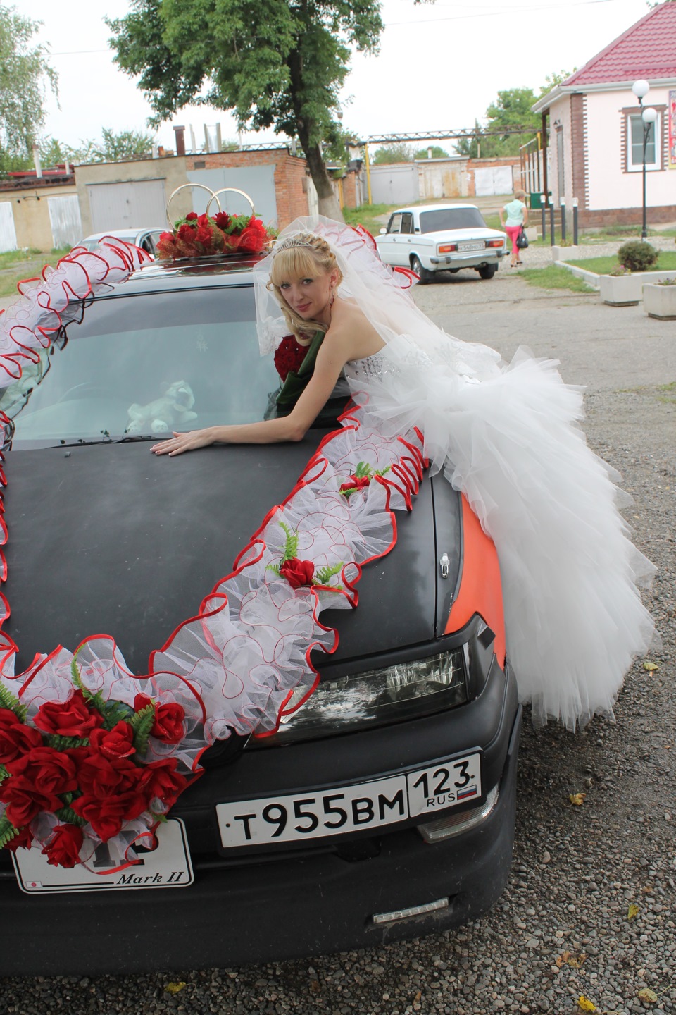 марк-машина жиниха и невесты — Toyota Mark II (100), 2,5 л, 1997 года |  фотография | DRIVE2