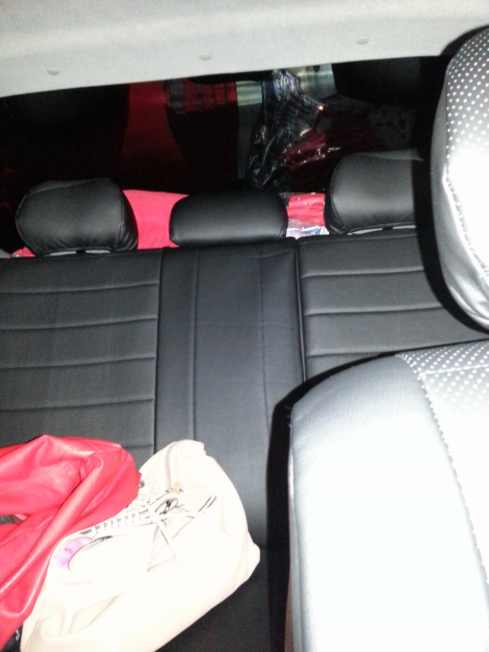 Сбылась мечта или салон в кожу)) — KIA Spectra, 1,6 л, 2008 года ...