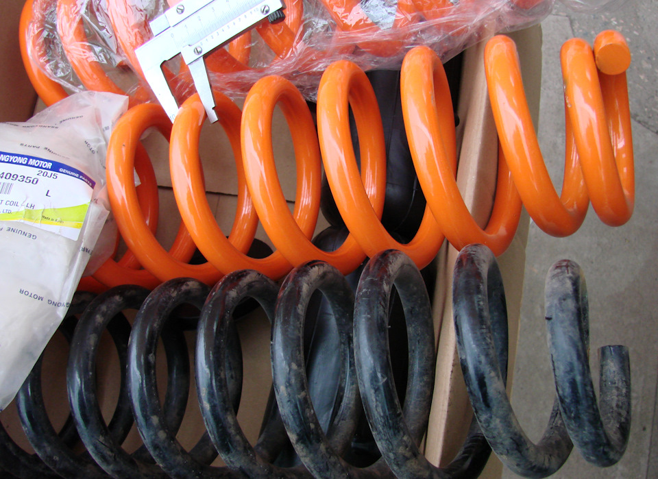 Улучшение передней подвески — SsangYong Rexton (2G), 2,7 л., 2012 года ...