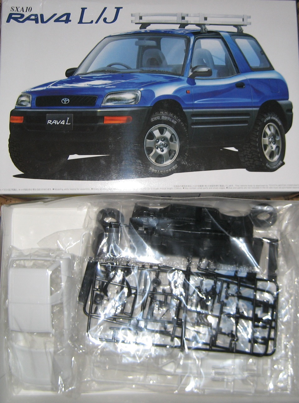 Сборная модель Aoshima Toyota Rav 4 L/J SXA10 1:24 — Toyota RAV4 (I), 2 л,  1997 года | просто так | DRIVE2