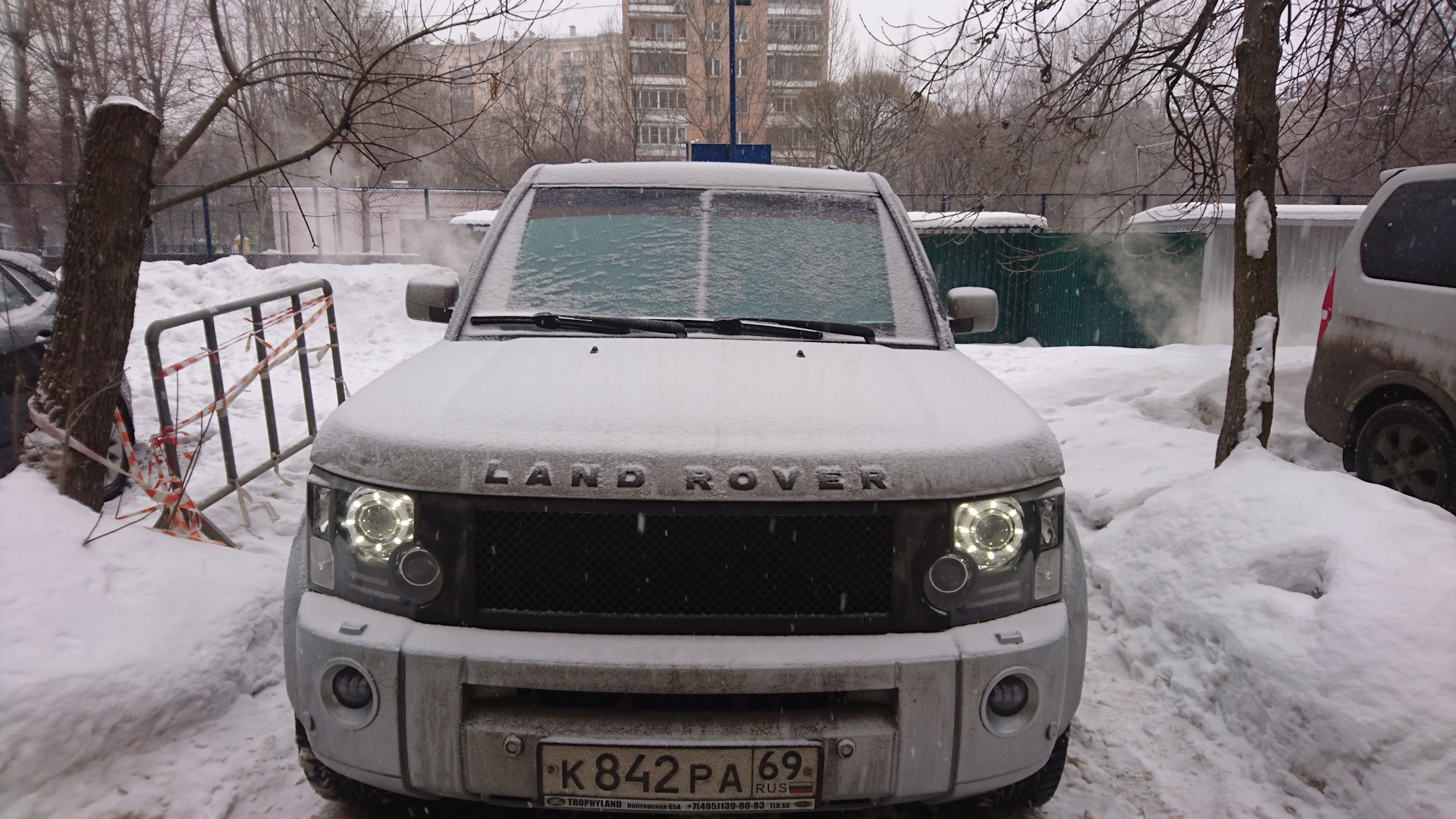 Обогрев лобового стекла land rover