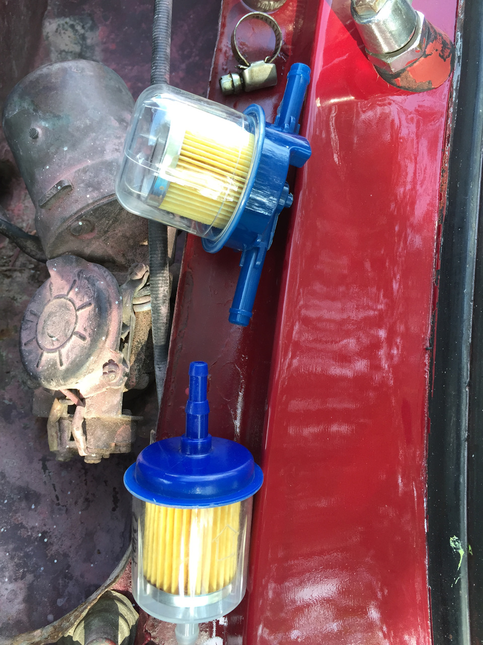 Замена топливных фильтров — Lada 2101, 1,3 л, 1973 года | расходники ...