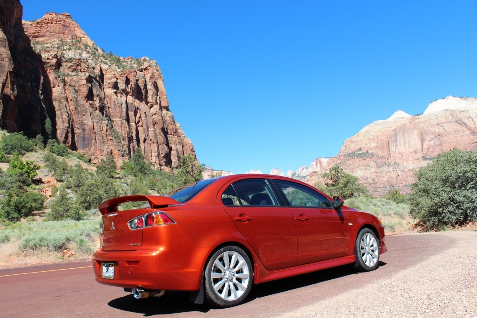 Пробег в милях: 50,000. В км: 80450. — Mitsubishi Lancer X, 2,4 л, 2010 ...