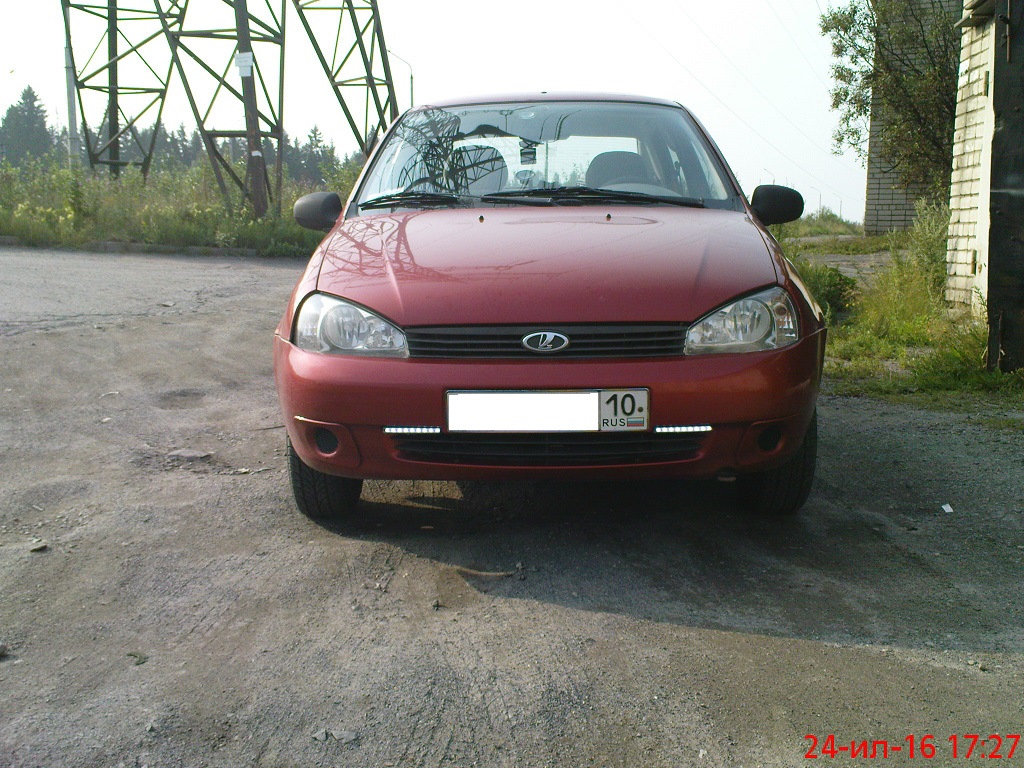 Вторая жизнь китайских ДХО. — Lada Калина седан, 1,6 л, 2006 года ...