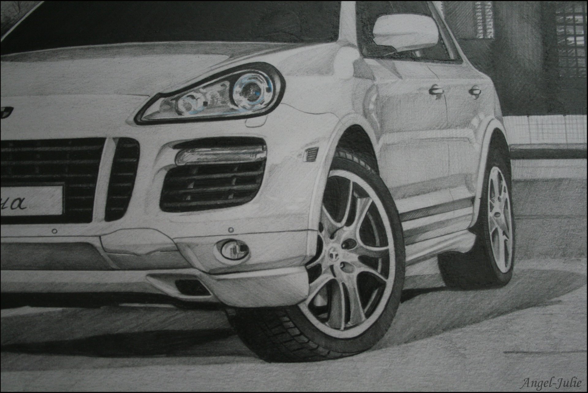 Рисунок Porsche Cayenne — DRIVE2