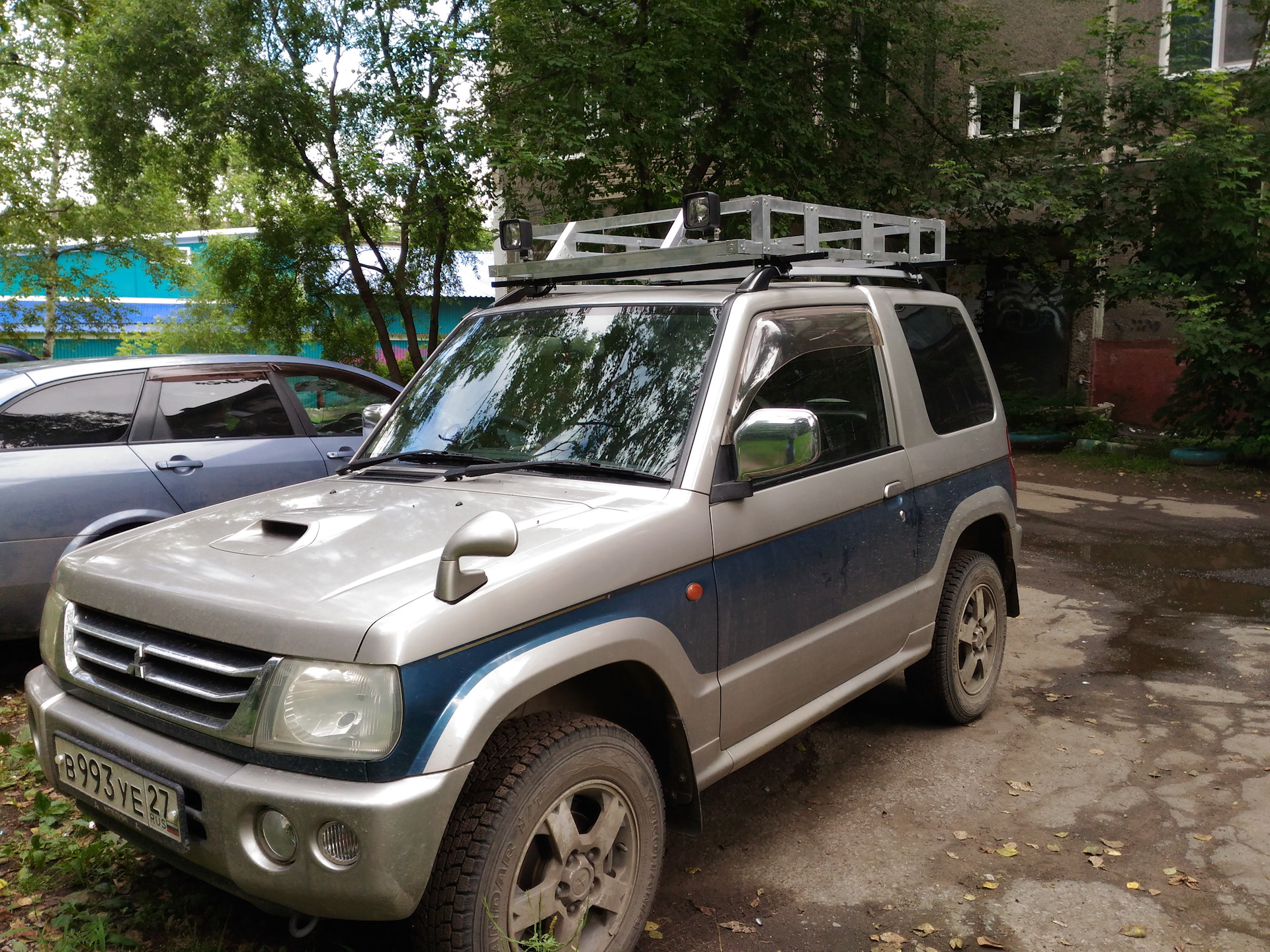 Багажник на крышу — Mitsubishi Pajero Mini (2G), 0,7 л, 2003 года | тюнинг  | DRIVE2