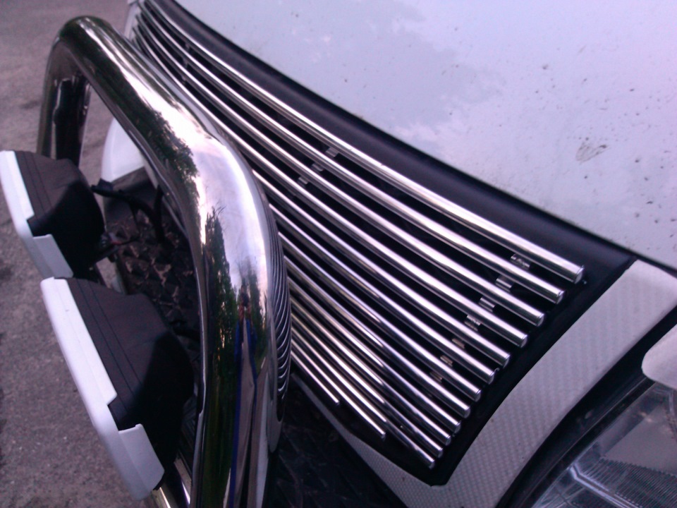 решоточка пришла — УАЗ Patriot, 2,7 л, 2011 года | тюнинг | DRIVE2