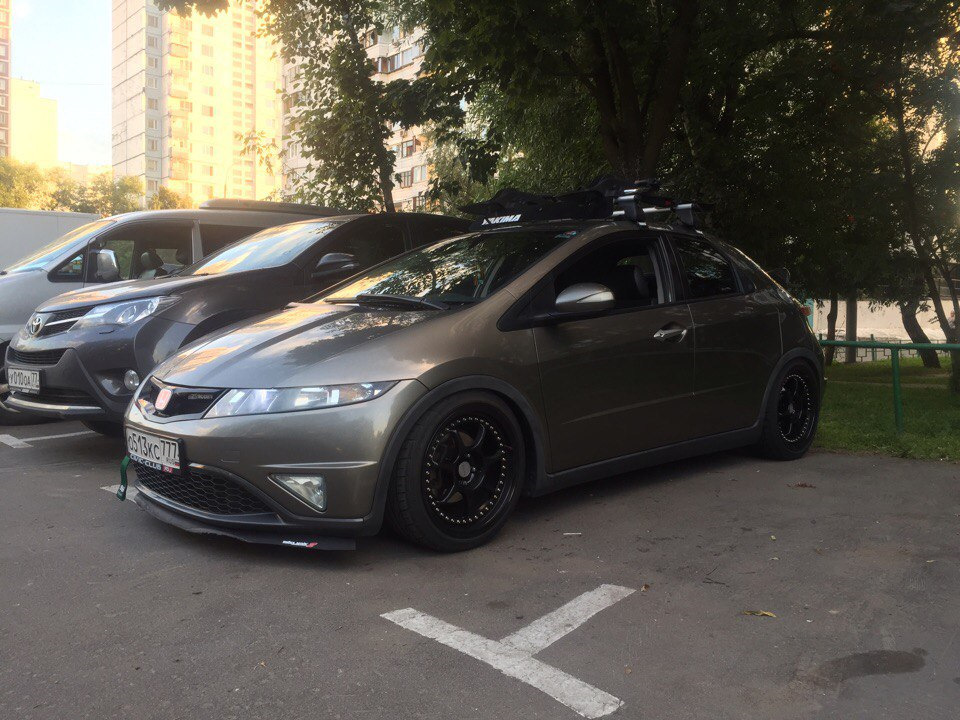 Пружины с занижением на honda civic 5d