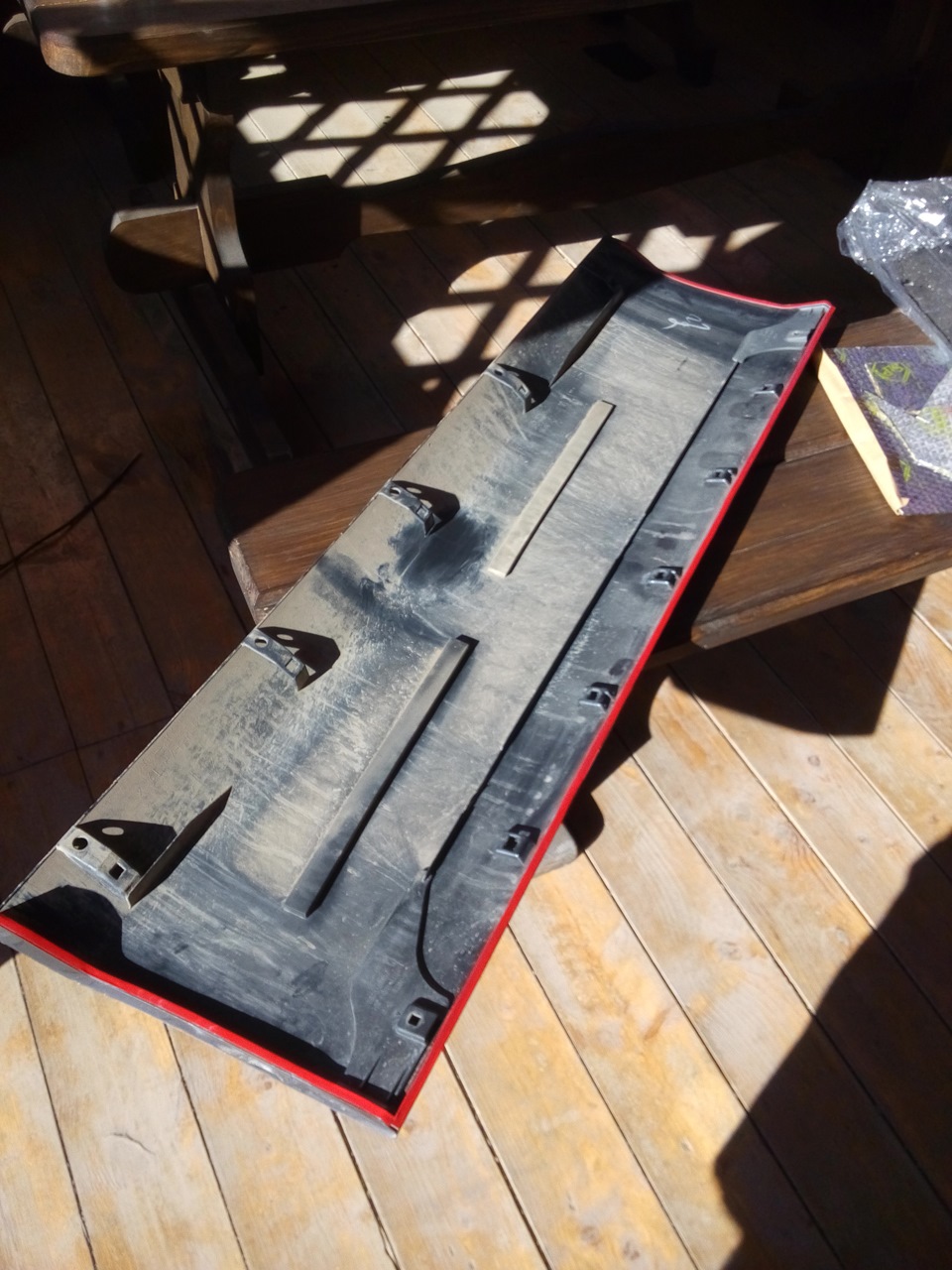 Как снять накладку порога прадо 120