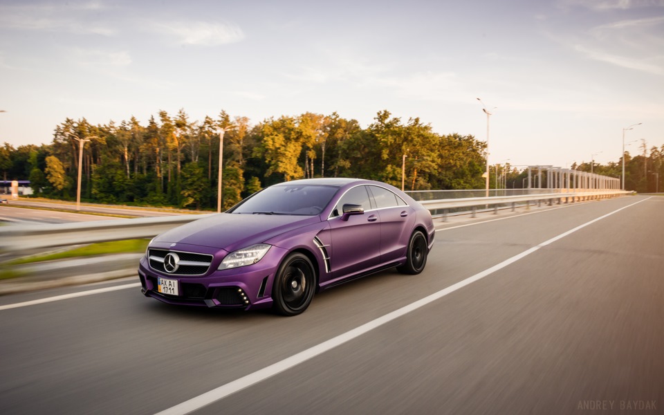 Mercedes cls63 Purple