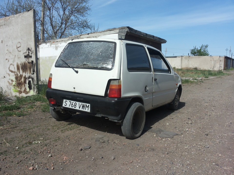 Опять салатовые диски — Lada Ока 1111, 0,7 л, 1995 года | колёсные ...