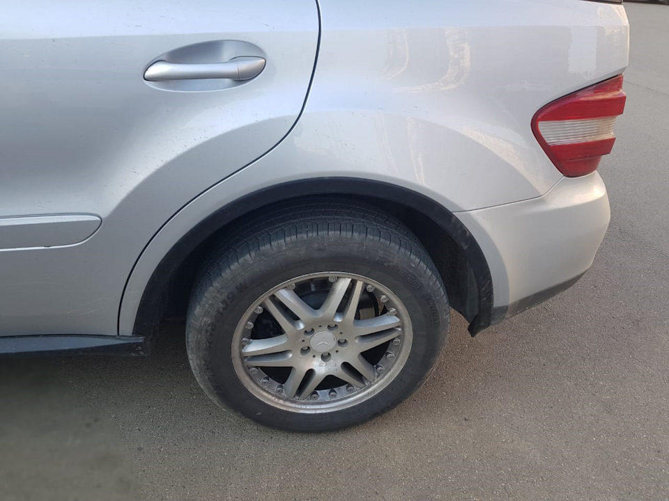 Защита арок — Mercedes-Benz M-Class (W164), 3,5 л, 2007 года | своими ...