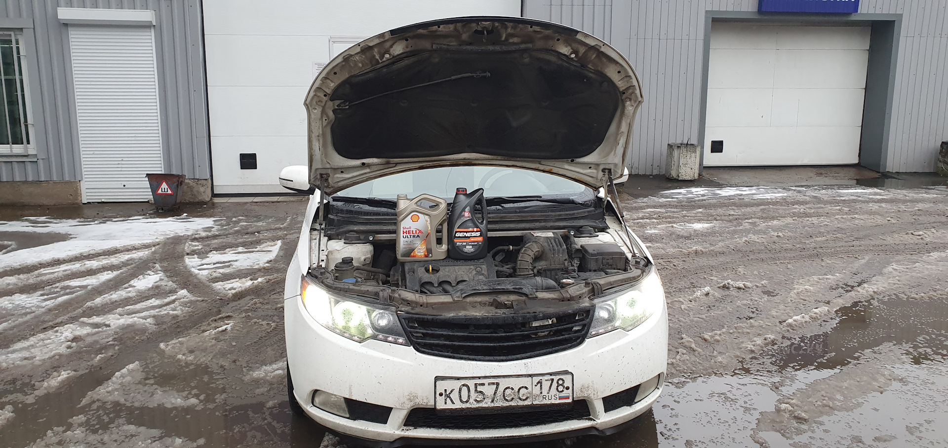 Пробег 507000км. Внеплановая замена масла. Лукойл Армортек 5W-30 ДНО ...