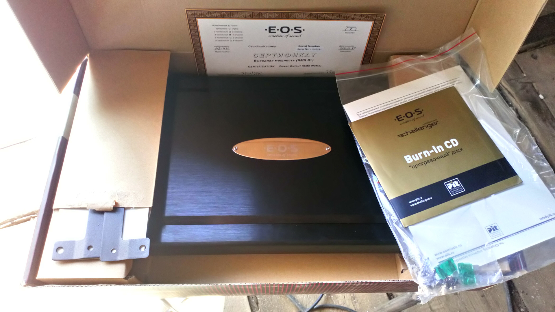 SQ Усилитель EOS AE-475 LE Bi-amping — Ford Focus II Sedan, 1,6 л, 2008 ...