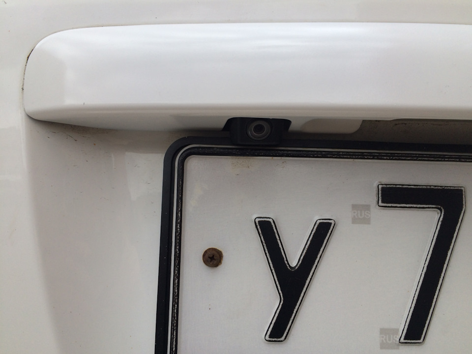 Штатная камера заднего вида установлена — Toyota Avensis II, 1,8 л ...