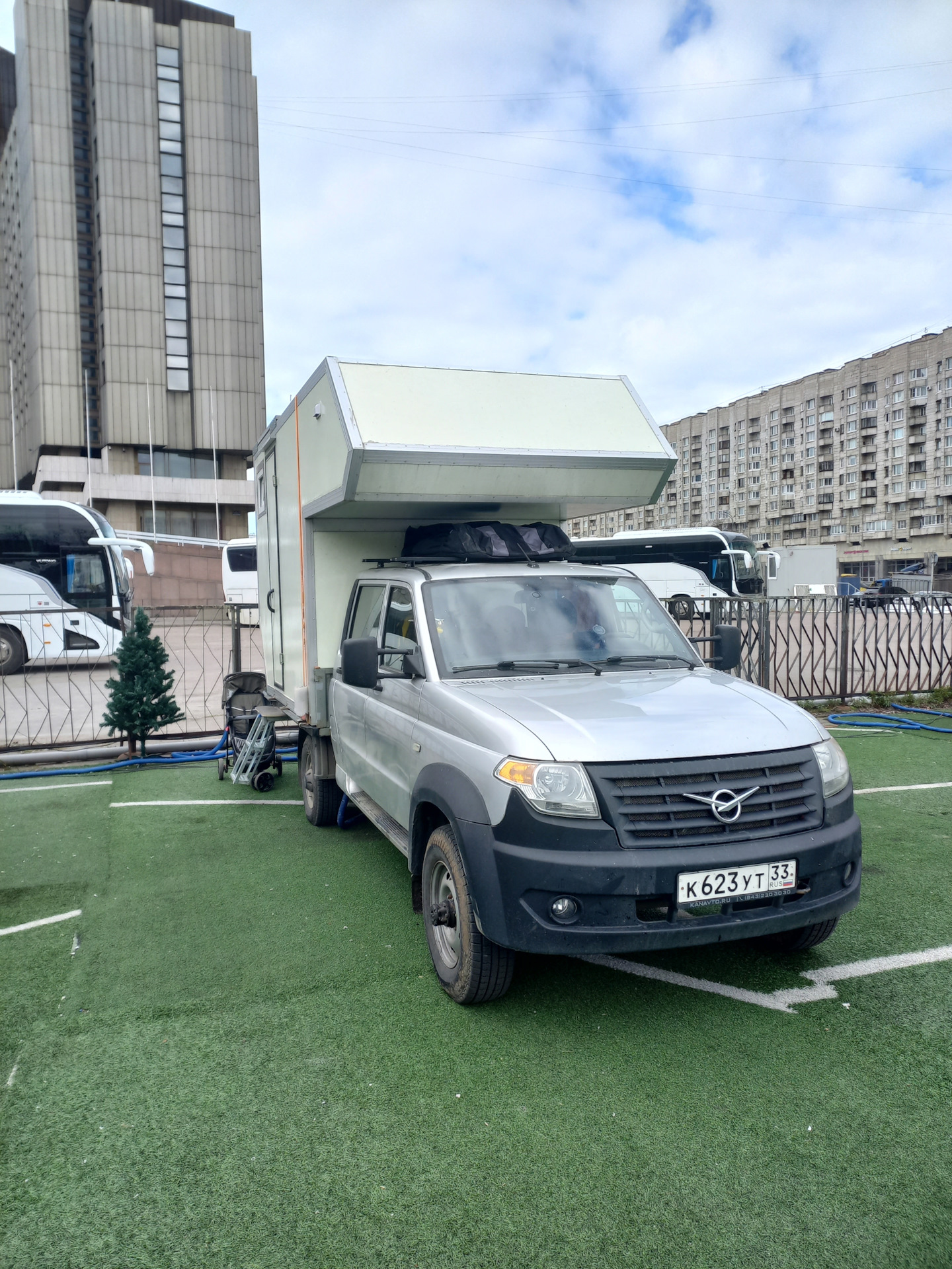 10 — мягкий бокс на крышу — УАЗ Профи, 2,7 л, 2020 года | аксессуары ...