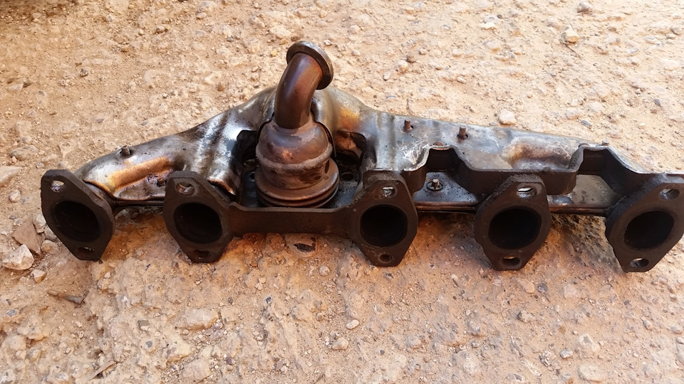 Трещина в выпускном коллекторе 2.5 tdi — DRIVE2
