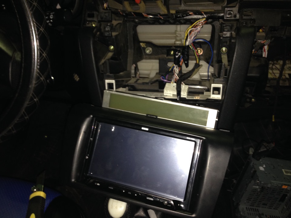 Замена штатной магнитолы на Мистери mdd-7005 + фронт Блаупункт GTA 475 ...