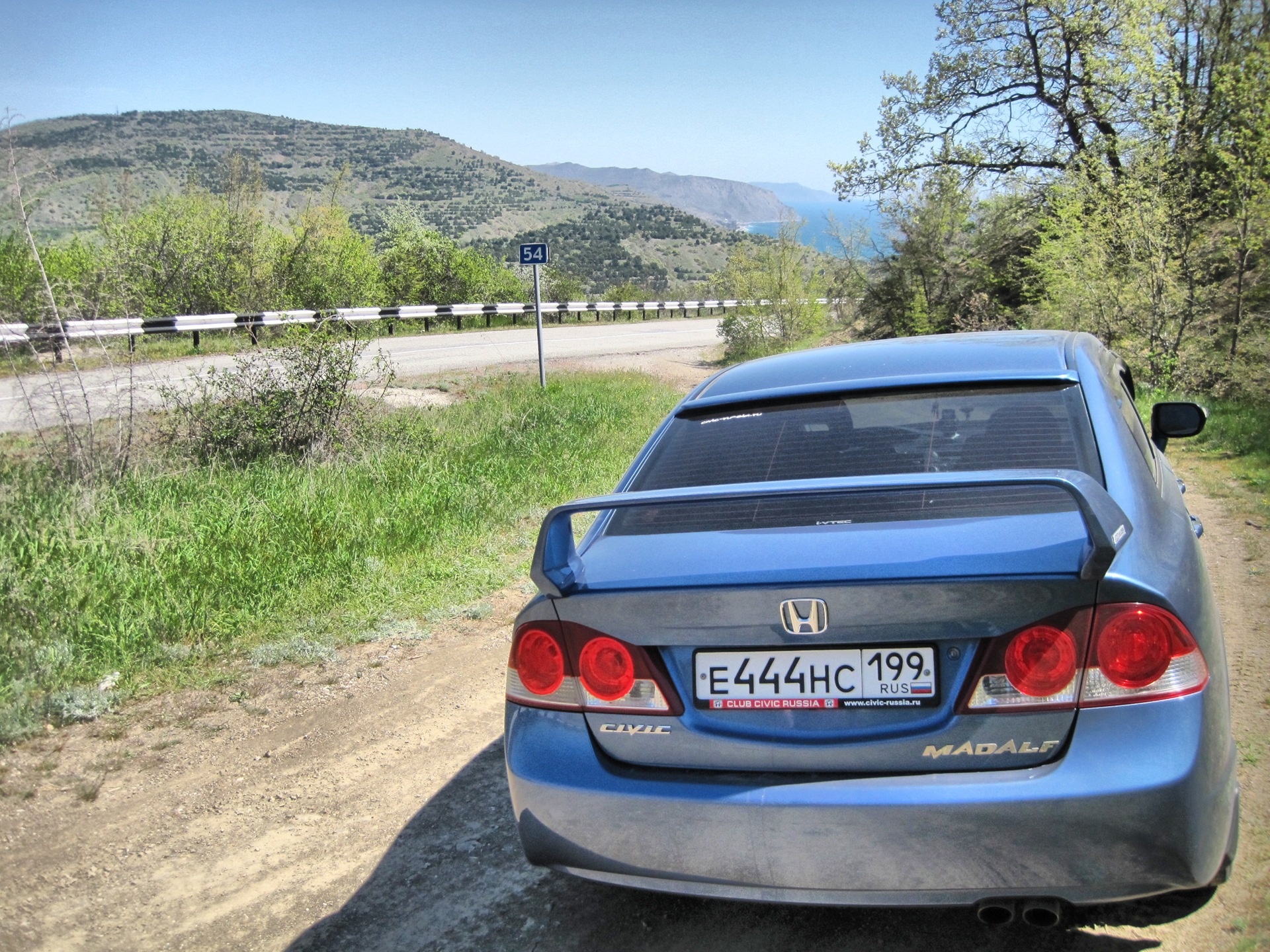 Крым 2010 Москва-Алушта-Судак-Ялта-Севастополь — Honda Civic 4D (8G), 1,8  л, 2008 года | фотография | DRIVE2