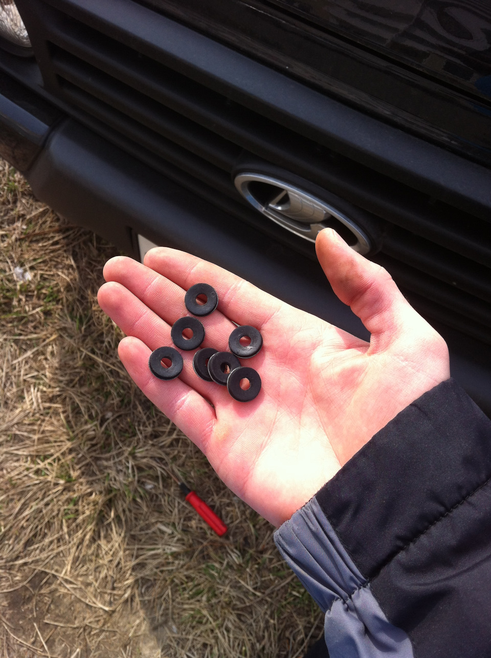 Шайбы под облицовку — Lada 4x4 3D, 1,7 л, 2016 года | стайлинг | DRIVE2