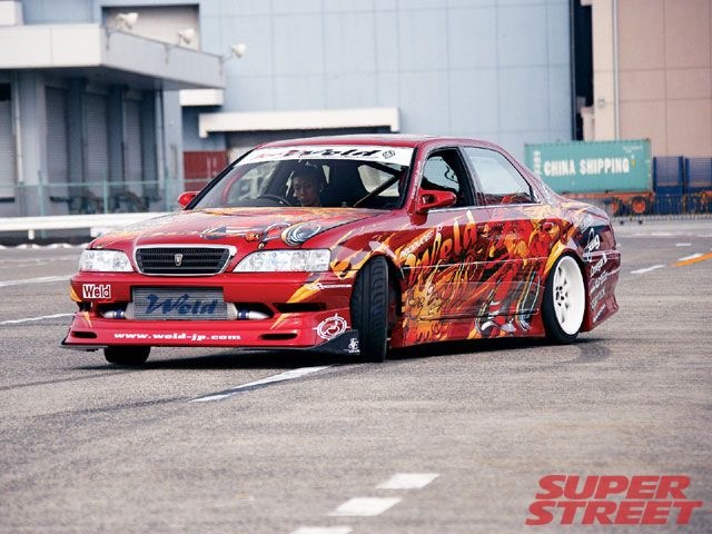 Винил на Toyota Mark 2 jzx100