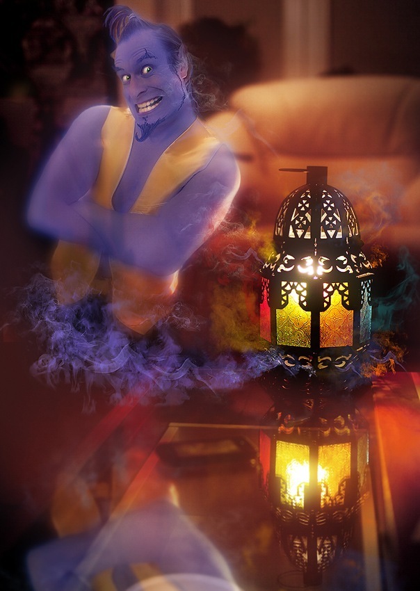 Дух из волшебной лампы. Джинн Волшебная лампа 1968. Светильник лампа Аладдина.