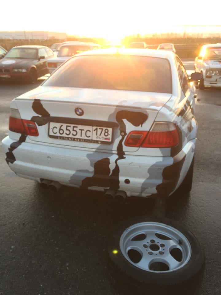 Липучка на зиму. — BMW M3 Coupe (E46), 3,2 л, 2004 года | колёсные ...