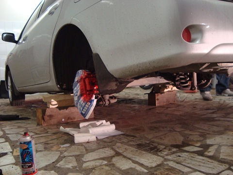 Painted calipers  - Toyota Corolla 16L 2007