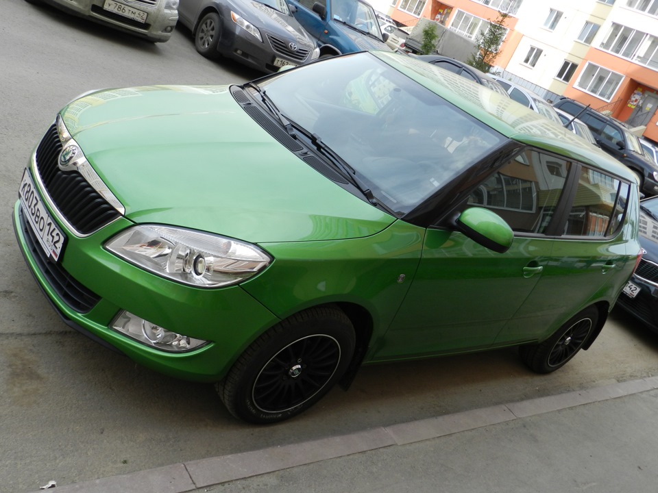 Диски — Skoda Fabia Mk2, 1,6 л, 2012 года | колёсные диски | DRIVE2
