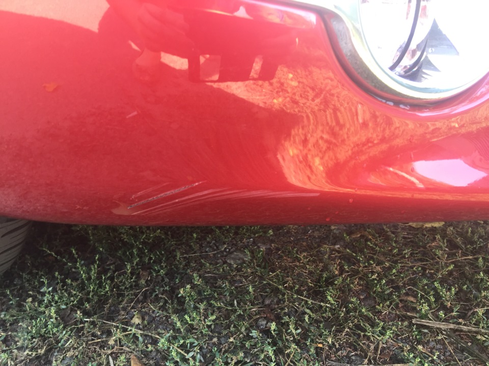 Поцарапали бампер — Peugeot 208 (1G), 1,2 л, 2015 года | кузовной ...