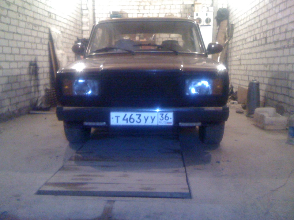 Решетка радиатора — Lada 21074, 1,6 л, 2008 года | стайлинг | DRIVE2