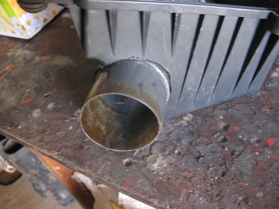 Увеличение забора воздуха и подготовка пластика к покраске — Lada ...