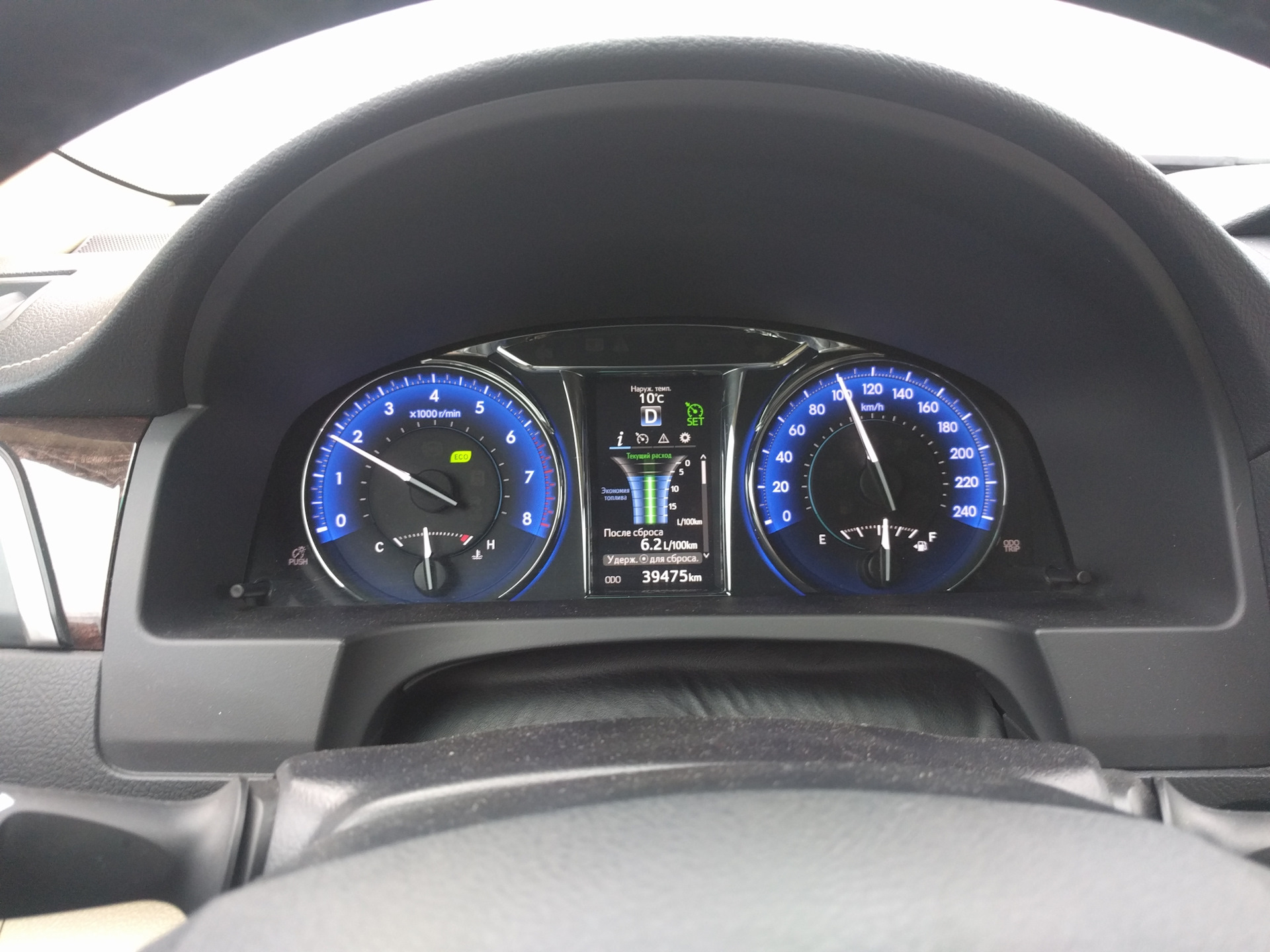 Расход — Toyota Camry (XV50), 2,5 л, 2015 года | другое | DRIVE2