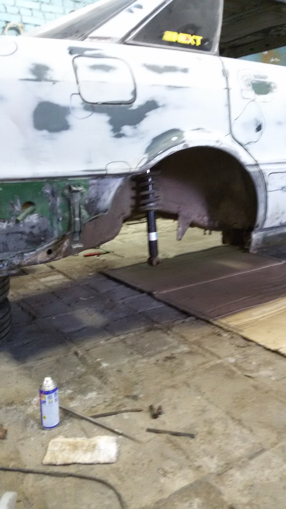 Примерка, сварка, подгонка и прочее часть 5 — Audi 80 (B3), 1,8 л, 1990 ...