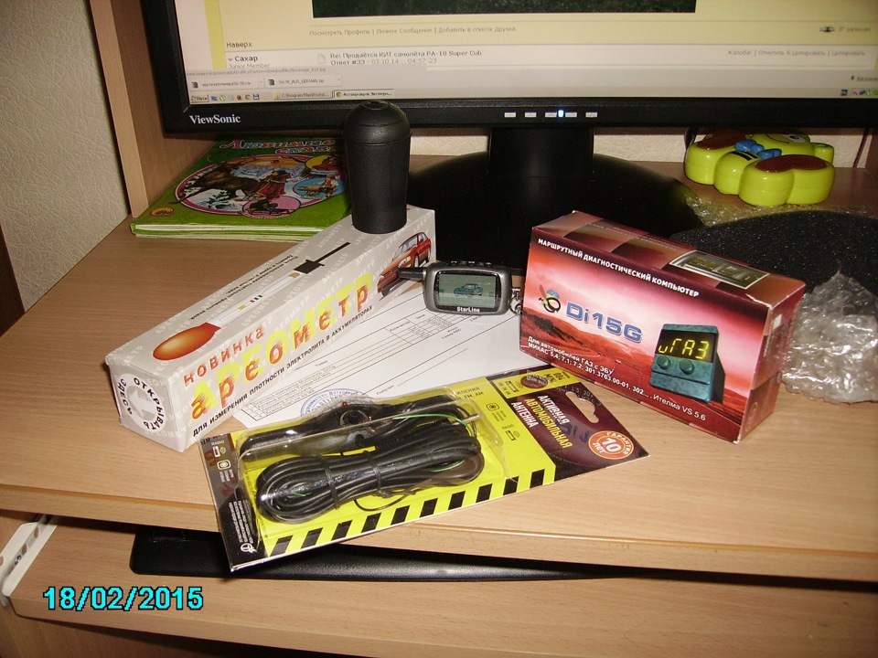 23.02.15. Новый брелок на сигнализацию. — Toyota ist (1G), 1,3 л, 2003 ...